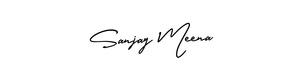 Best and Professional Signature Style for Sanjay Meena. AmerikaSignatureDemo-Regular Best Signature Style Collection. Sanjay Meena signature style 3 images and pictures png