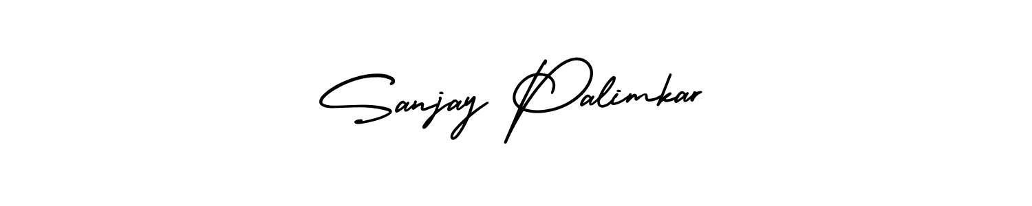 Make a beautiful signature design for name Sanjay Palimkar. With this signature (AmerikaSignatureDemo-Regular) style, you can create a handwritten signature for free. Sanjay Palimkar signature style 3 images and pictures png