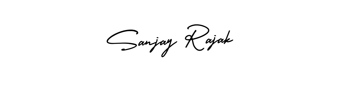 Create a beautiful signature design for name Sanjay Rajak. With this signature (AmerikaSignatureDemo-Regular) fonts, you can make a handwritten signature for free. Sanjay Rajak signature style 3 images and pictures png