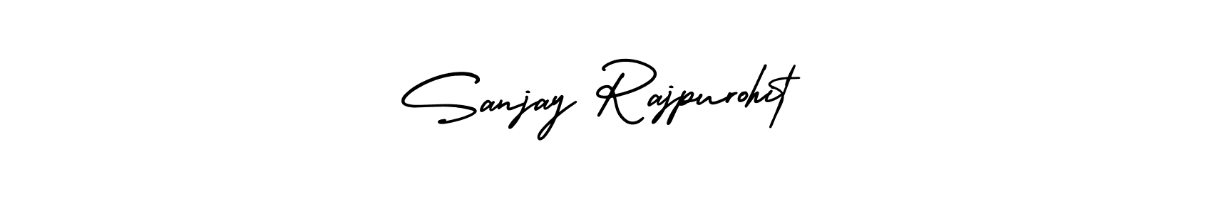 Design your own signature with our free online signature maker. With this signature software, you can create a handwritten (AmerikaSignatureDemo-Regular) signature for name Sanjay Rajpurohit. Sanjay Rajpurohit signature style 3 images and pictures png