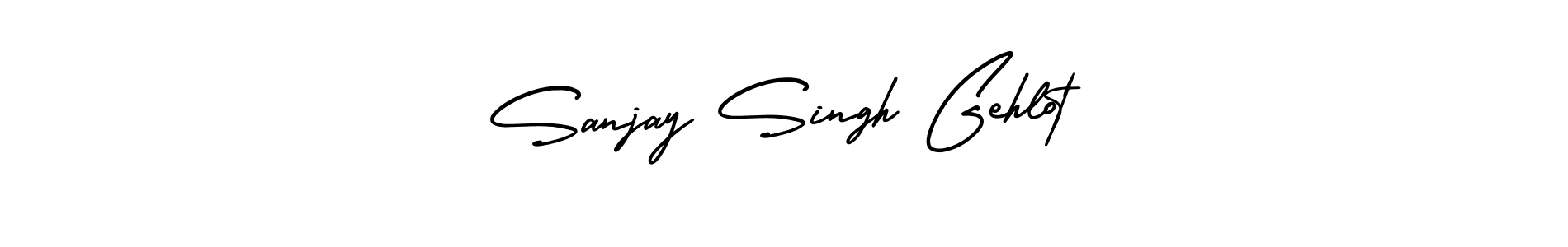 AmerikaSignatureDemo-Regular is a professional signature style that is perfect for those who want to add a touch of class to their signature. It is also a great choice for those who want to make their signature more unique. Get Sanjay Singh Gehlot name to fancy signature for free. Sanjay Singh Gehlot signature style 3 images and pictures png