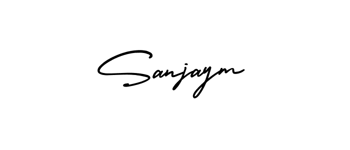 See photos of Sanjaym official signature by Spectra . Check more albums & portfolios. Read reviews & check more about AmerikaSignatureDemo-Regular font. Sanjaym signature style 3 images and pictures png