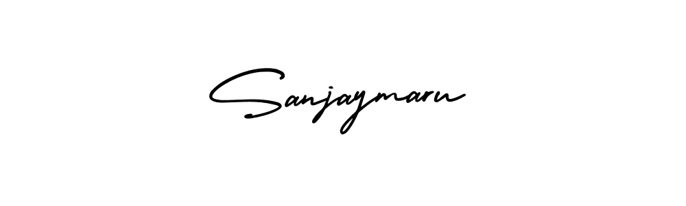 How to make Sanjaymaru name signature. Use AmerikaSignatureDemo-Regular style for creating short signs online. This is the latest handwritten sign. Sanjaymaru signature style 3 images and pictures png