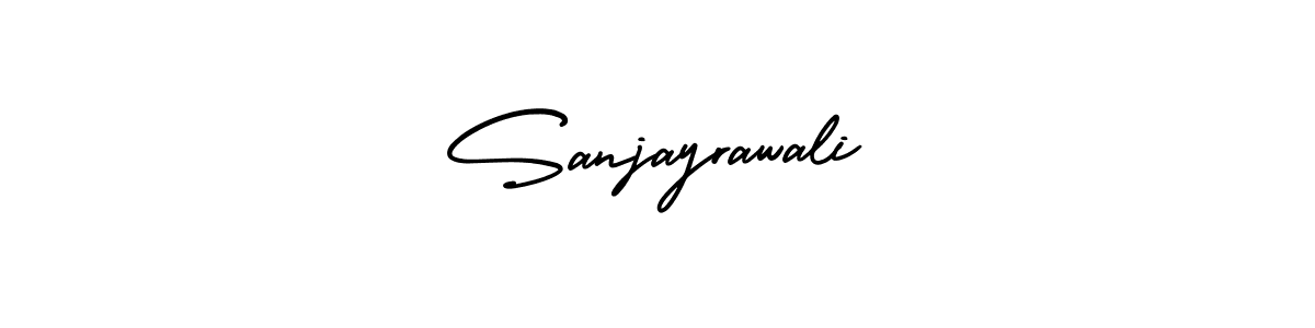 How to make Sanjayrawali name signature. Use AmerikaSignatureDemo-Regular style for creating short signs online. This is the latest handwritten sign. Sanjayrawali signature style 3 images and pictures png