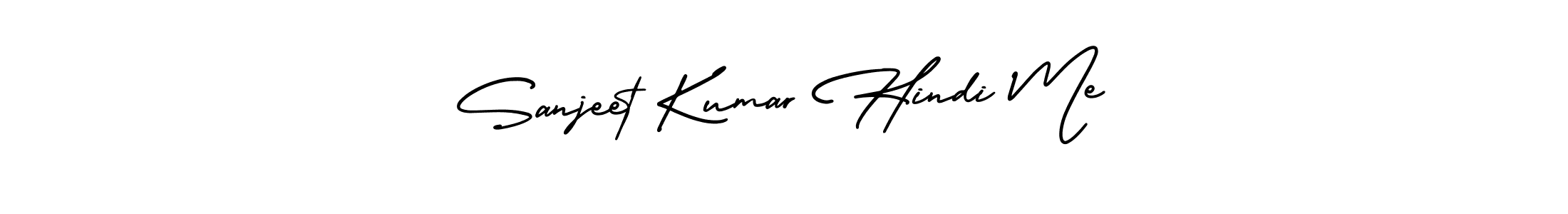 AmerikaSignatureDemo-Regular is a professional signature style that is perfect for those who want to add a touch of class to their signature. It is also a great choice for those who want to make their signature more unique. Get Sanjeet Kumar Hindi Me name to fancy signature for free. Sanjeet Kumar Hindi Me signature style 3 images and pictures png