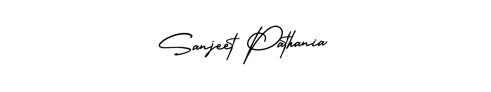 Also You can easily find your signature by using the search form. We will create Sanjeet Pathania name handwritten signature images for you free of cost using AmerikaSignatureDemo-Regular sign style. Sanjeet Pathania signature style 3 images and pictures png