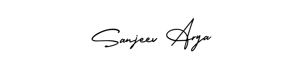 if you are searching for the best signature style for your name Sanjeev Arya. so please give up your signature search. here we have designed multiple signature styles  using AmerikaSignatureDemo-Regular. Sanjeev Arya signature style 3 images and pictures png
