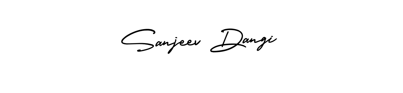 This is the best signature style for the Sanjeev Dangi name. Also you like these signature font (AmerikaSignatureDemo-Regular). Mix name signature. Sanjeev Dangi signature style 3 images and pictures png