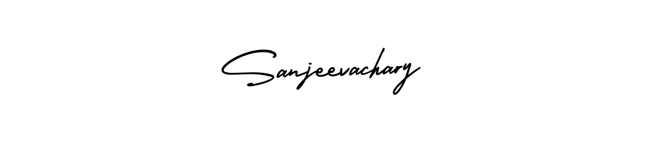 It looks lik you need a new signature style for name Sanjeevachary. Design unique handwritten (AmerikaSignatureDemo-Regular) signature with our free signature maker in just a few clicks. Sanjeevachary signature style 3 images and pictures png