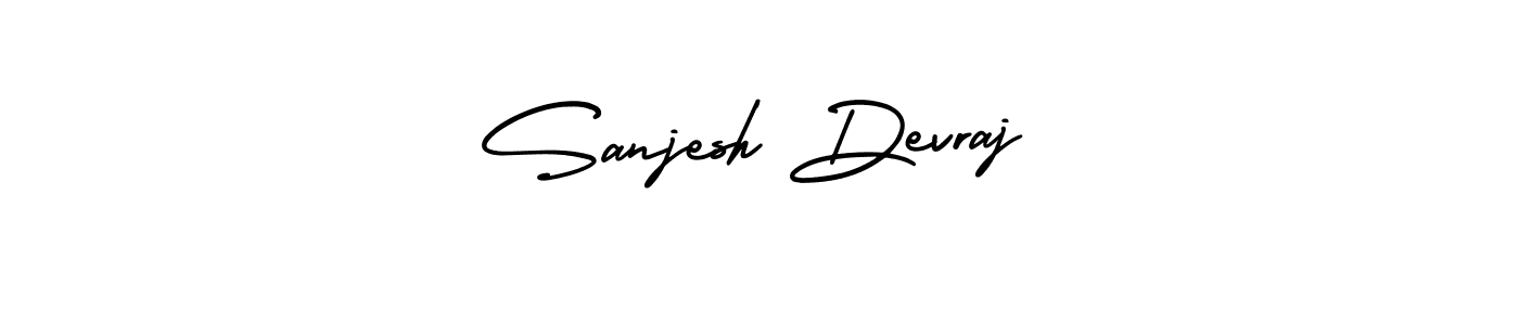 Also we have Sanjesh Devraj name is the best signature style. Create professional handwritten signature collection using AmerikaSignatureDemo-Regular autograph style. Sanjesh Devraj signature style 3 images and pictures png