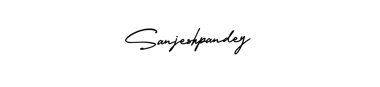 Also we have Sanjeshpandey name is the best signature style. Create professional handwritten signature collection using AmerikaSignatureDemo-Regular autograph style. Sanjeshpandey signature style 3 images and pictures png