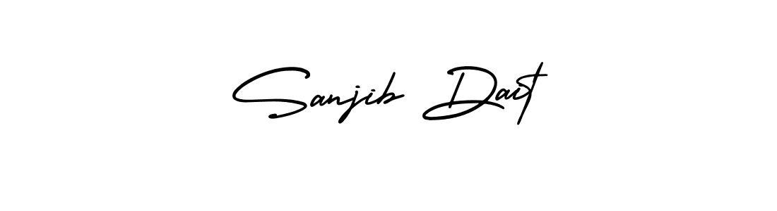 Here are the top 10 professional signature styles for the name Sanjib Dait. These are the best autograph styles you can use for your name. Sanjib Dait signature style 3 images and pictures png