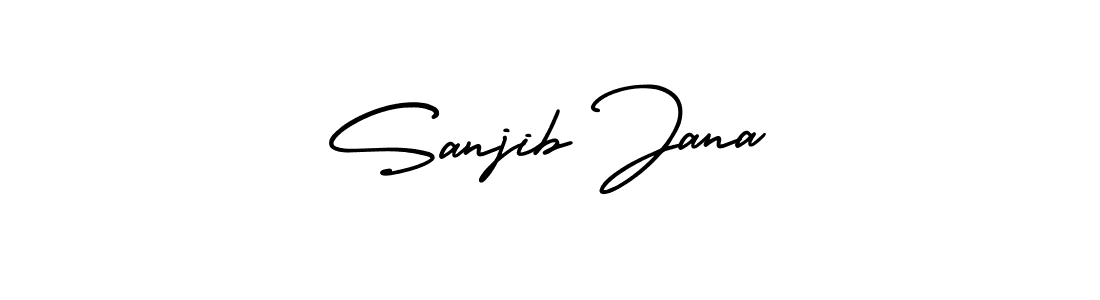 It looks lik you need a new signature style for name Sanjib Jana. Design unique handwritten (AmerikaSignatureDemo-Regular) signature with our free signature maker in just a few clicks. Sanjib Jana signature style 3 images and pictures png