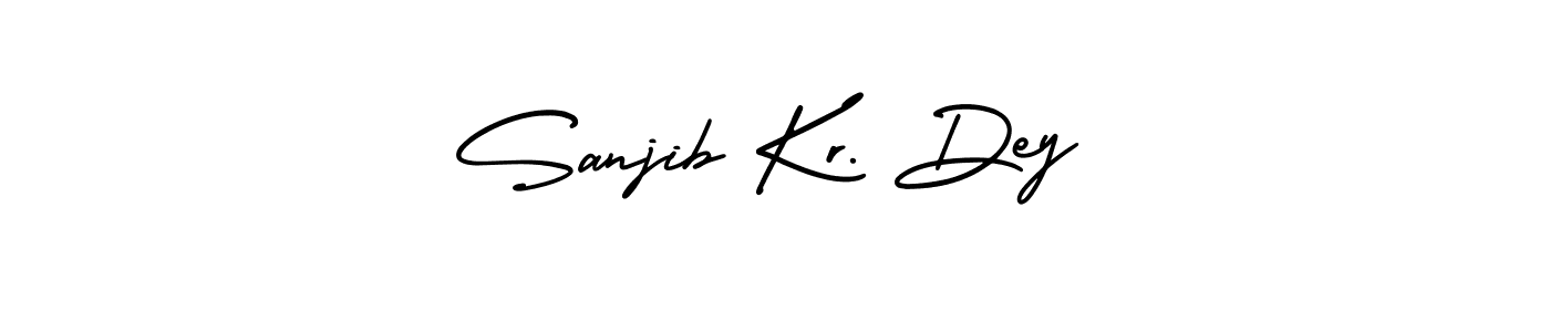 It looks lik you need a new signature style for name Sanjib Kr. Dey. Design unique handwritten (AmerikaSignatureDemo-Regular) signature with our free signature maker in just a few clicks. Sanjib Kr. Dey signature style 3 images and pictures png