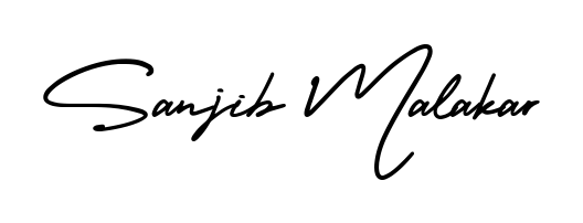 Generate high-definition signature styles for Sanjib Malakar. The AmerikaSignatureDemo-Regular typeface ensures crisp legibility and sophisticated design. Sanjib Malakar signature style 3 images and pictures png