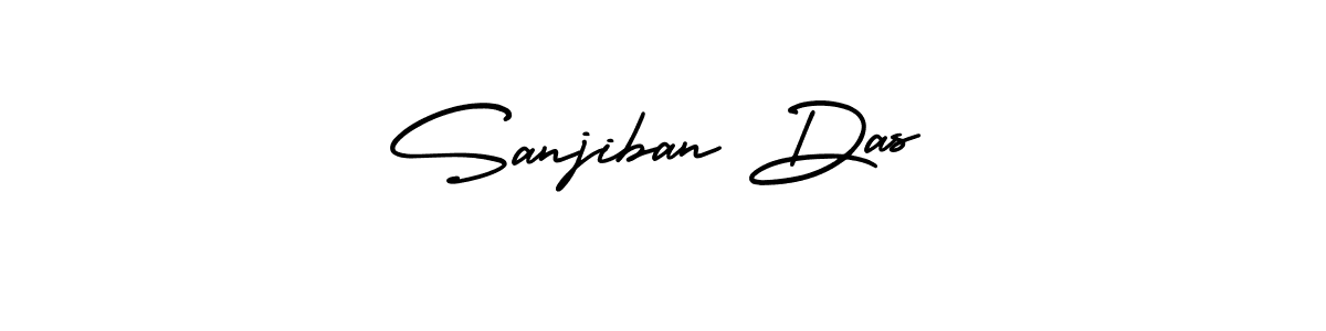 Use a signature maker to create a handwritten signature online. With this signature software, you can design (AmerikaSignatureDemo-Regular) your own signature for name Sanjiban Das. Sanjiban Das signature style 3 images and pictures png