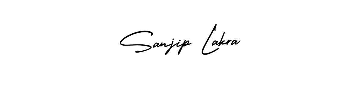 Check out images of Autograph of Sanjip Lakra name. Actor Sanjip Lakra Signature Style. AmerikaSignatureDemo-Regular is a professional sign style online. Sanjip Lakra signature style 3 images and pictures png