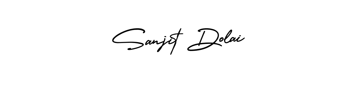 Check out images of Autograph of Sanjit Dolai name. Actor Sanjit Dolai Signature Style. AmerikaSignatureDemo-Regular is a professional sign style online. Sanjit Dolai signature style 3 images and pictures png