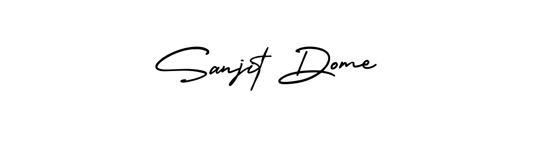 How to Draw Sanjit Dome signature style? AmerikaSignatureDemo-Regular is a latest design signature styles for name Sanjit Dome. Sanjit Dome signature style 3 images and pictures png