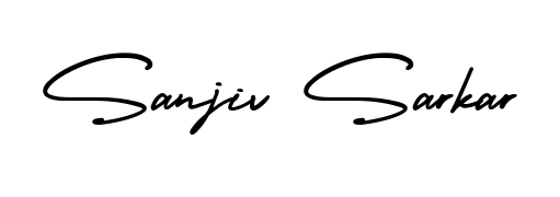 A timeless handwritten aesthetic for Sanjiv Sarkar. The AmerikaSignatureDemo-Regular font gives your signature a handcrafted feel with natural curves. Sanjiv Sarkar signature style 3 images and pictures png