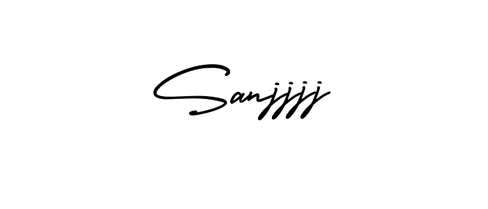 Create a beautiful signature design for name Sanjjjj. With this signature (AmerikaSignatureDemo-Regular) fonts, you can make a handwritten signature for free. Sanjjjj signature style 3 images and pictures png