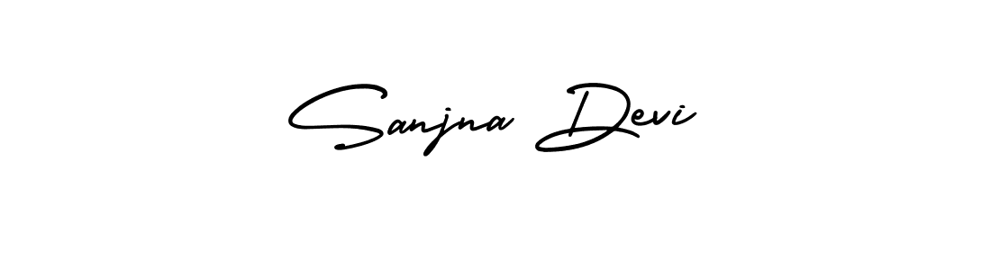 AmerikaSignatureDemo-Regular is a professional signature style that is perfect for those who want to add a touch of class to their signature. It is also a great choice for those who want to make their signature more unique. Get Sanjna Devi name to fancy signature for free. Sanjna Devi signature style 3 images and pictures png