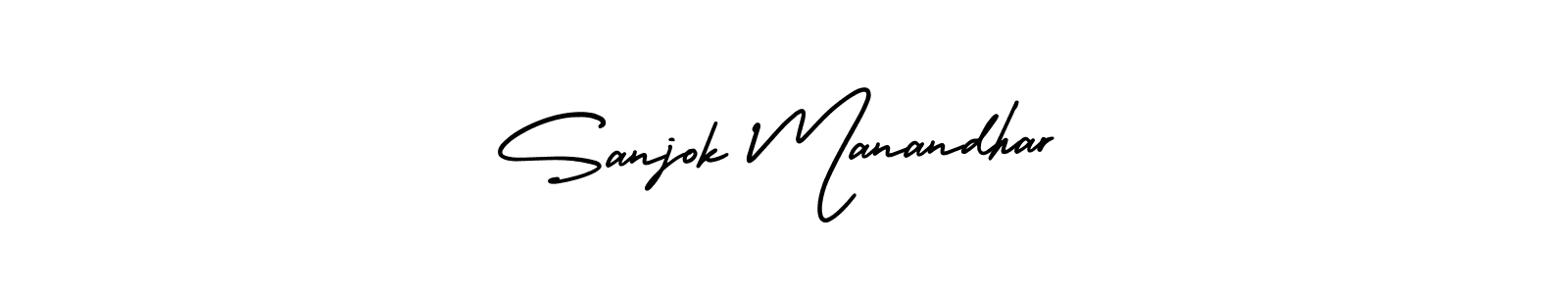 Check out images of Autograph of Sanjok Manandhar name. Actor Sanjok Manandhar Signature Style. AmerikaSignatureDemo-Regular is a professional sign style online. Sanjok Manandhar signature style 3 images and pictures png