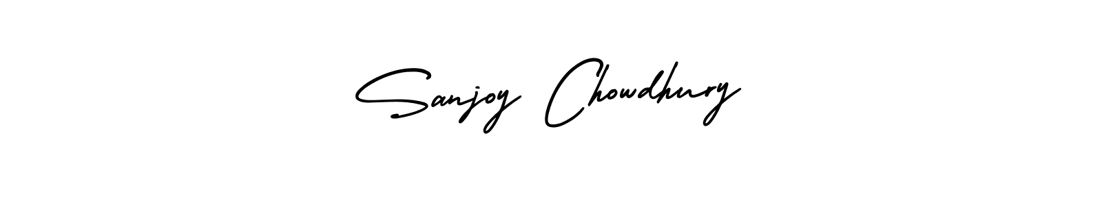 Make a beautiful signature design for name Sanjoy Chowdhury. Use this online signature maker to create a handwritten signature for free. Sanjoy Chowdhury signature style 3 images and pictures png