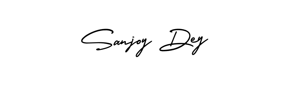 It looks lik you need a new signature style for name Sanjoy Dey. Design unique handwritten (AmerikaSignatureDemo-Regular) signature with our free signature maker in just a few clicks. Sanjoy Dey signature style 3 images and pictures png