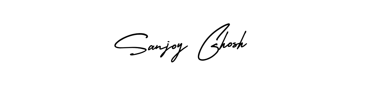 Sanjoy Ghosh stylish signature style. Best Handwritten Sign (AmerikaSignatureDemo-Regular) for my name. Handwritten Signature Collection Ideas for my name Sanjoy Ghosh. Sanjoy Ghosh signature style 3 images and pictures png