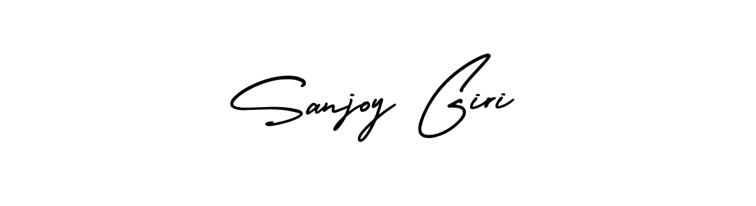 Make a beautiful signature design for name Sanjoy Giri. With this signature (AmerikaSignatureDemo-Regular) style, you can create a handwritten signature for free. Sanjoy Giri signature style 3 images and pictures png