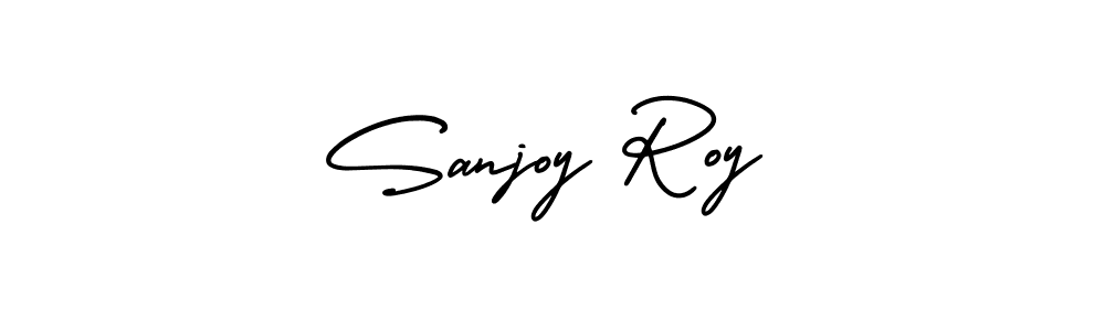 Make a beautiful signature design for name Sanjoy Roy. With this signature (AmerikaSignatureDemo-Regular) style, you can create a handwritten signature for free. Sanjoy Roy signature style 3 images and pictures png