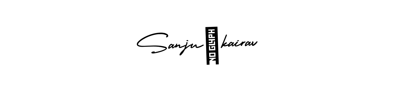 How to make Sanju♡kairav signature? AmerikaSignatureDemo-Regular is a professional autograph style. Create handwritten signature for Sanju♡kairav name. Sanju♡kairav signature style 3 images and pictures png