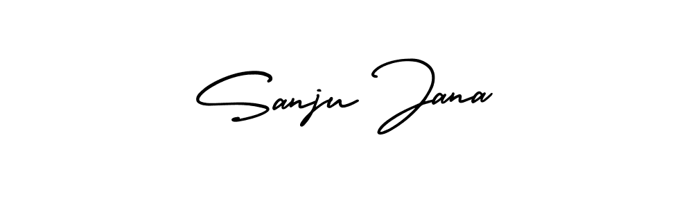 You can use this online signature creator to create a handwritten signature for the name Sanju Jana. This is the best online autograph maker. Sanju Jana signature style 3 images and pictures png