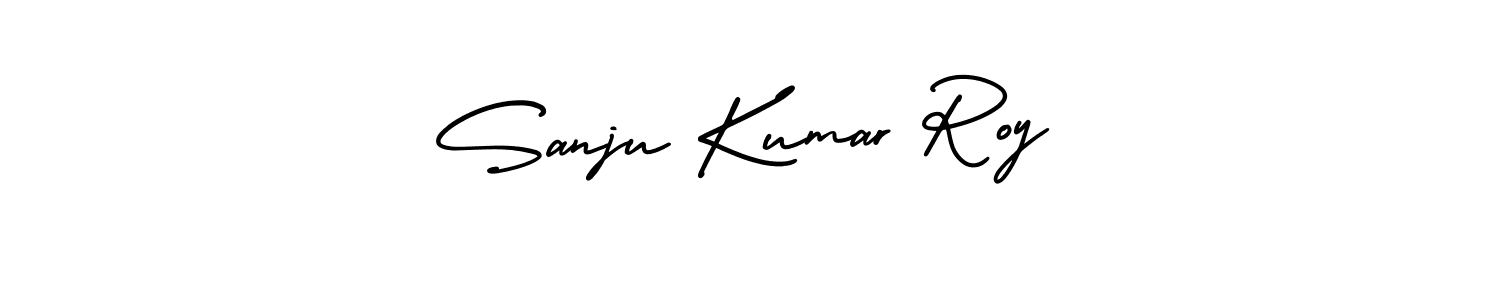 Design your own signature with our free online signature maker. With this signature software, you can create a handwritten (AmerikaSignatureDemo-Regular) signature for name Sanju Kumar Roy. Sanju Kumar Roy signature style 3 images and pictures png