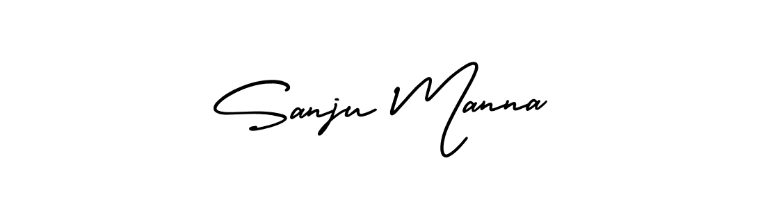 Similarly AmerikaSignatureDemo-Regular is the best handwritten signature design. Signature creator online .You can use it as an online autograph creator for name Sanju Manna. Sanju Manna signature style 3 images and pictures png