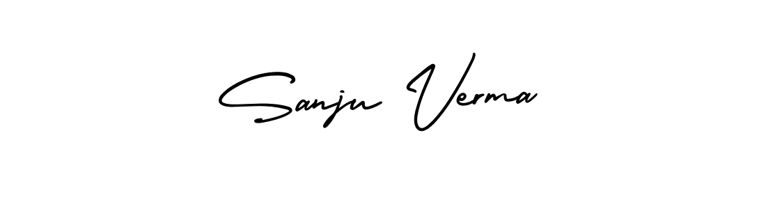 Make a short Sanju Verma signature style. Manage your documents anywhere anytime using AmerikaSignatureDemo-Regular. Create and add eSignatures, submit forms, share and send files easily. Sanju Verma signature style 3 images and pictures png