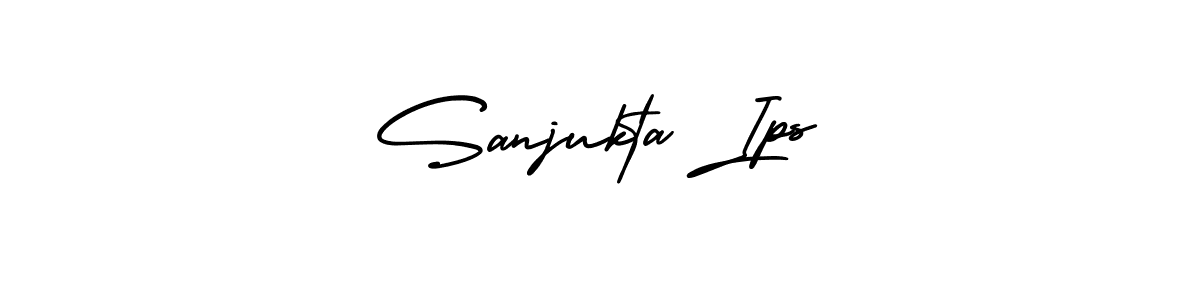 if you are searching for the best signature style for your name Sanjukta Ips. so please give up your signature search. here we have designed multiple signature styles  using AmerikaSignatureDemo-Regular. Sanjukta Ips signature style 3 images and pictures png