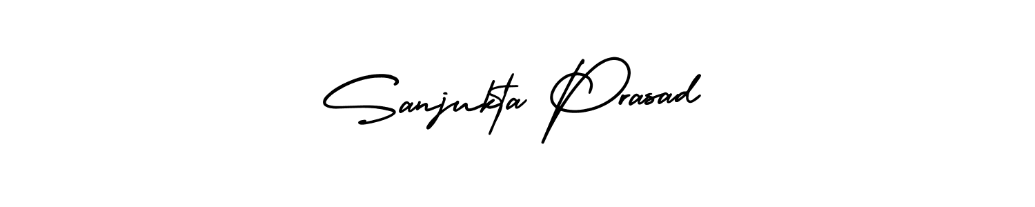 Also we have Sanjukta Prasad name is the best signature style. Create professional handwritten signature collection using AmerikaSignatureDemo-Regular autograph style. Sanjukta Prasad signature style 3 images and pictures png