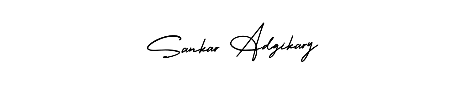 Sankar Adgikary stylish signature style. Best Handwritten Sign (AmerikaSignatureDemo-Regular) for my name. Handwritten Signature Collection Ideas for my name Sankar Adgikary. Sankar Adgikary signature style 3 images and pictures png