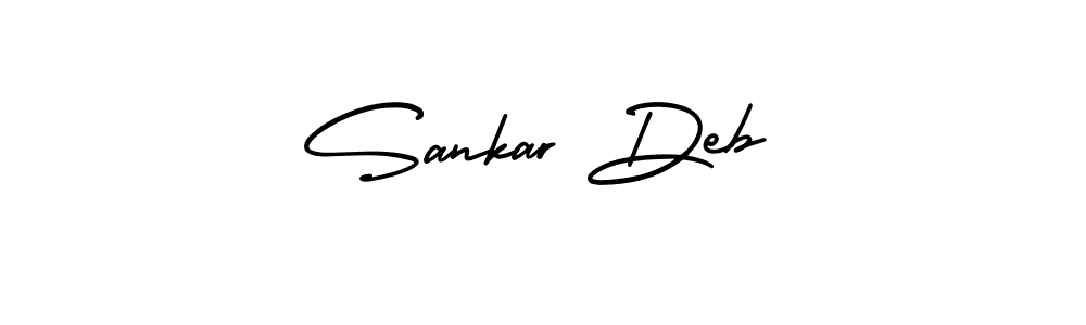 Use a signature maker to create a handwritten signature online. With this signature software, you can design (AmerikaSignatureDemo-Regular) your own signature for name Sankar Deb. Sankar Deb signature style 3 images and pictures png