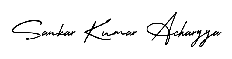Achieve flawless digital penmanship with Sankar Kumar Acharyya name in AmerikaSignatureDemo-Regular font. The perfect tool for creating online signatures. Sankar Kumar Acharyya signature style 3 images and pictures png