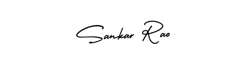 Design your own signature with our free online signature maker. With this signature software, you can create a handwritten (AmerikaSignatureDemo-Regular) signature for name Sankar Rao. Sankar Rao signature style 3 images and pictures png