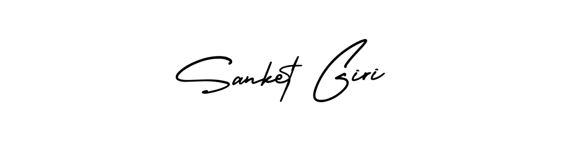 Also we have Sanket Giri name is the best signature style. Create professional handwritten signature collection using AmerikaSignatureDemo-Regular autograph style. Sanket Giri signature style 3 images and pictures png