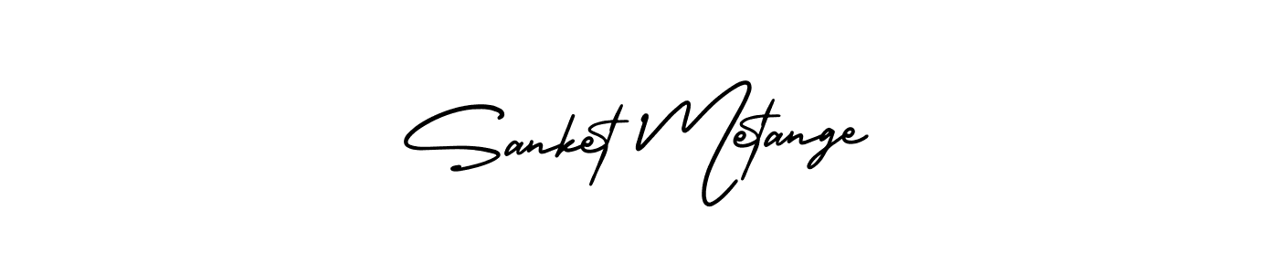 Create a beautiful signature design for name Sanket Metange. With this signature (AmerikaSignatureDemo-Regular) fonts, you can make a handwritten signature for free. Sanket Metange signature style 3 images and pictures png