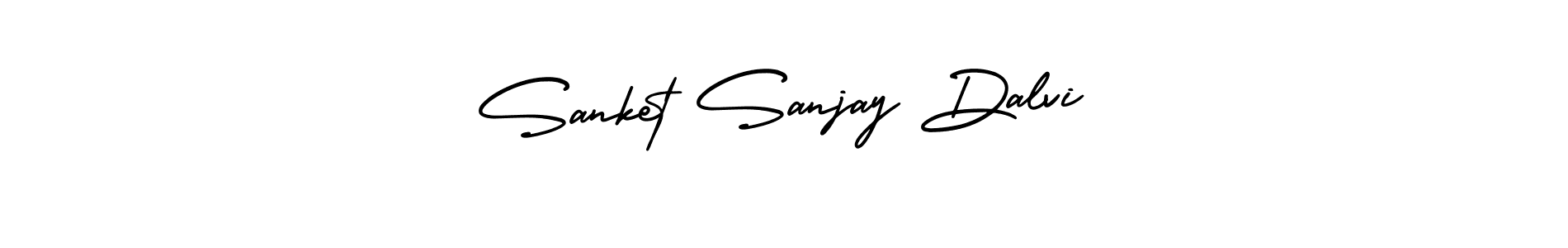 Create a beautiful signature design for name Sanket Sanjay Dalvi. With this signature (AmerikaSignatureDemo-Regular) fonts, you can make a handwritten signature for free. Sanket Sanjay Dalvi signature style 3 images and pictures png