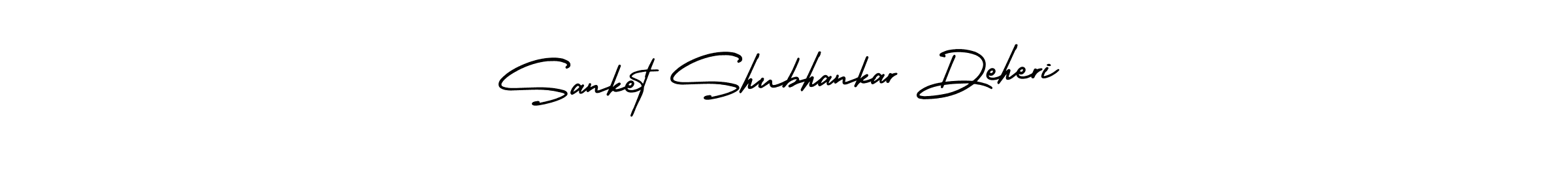 Similarly AmerikaSignatureDemo-Regular is the best handwritten signature design. Signature creator online .You can use it as an online autograph creator for name Sanket Shubhankar Deheri. Sanket Shubhankar Deheri signature style 3 images and pictures png