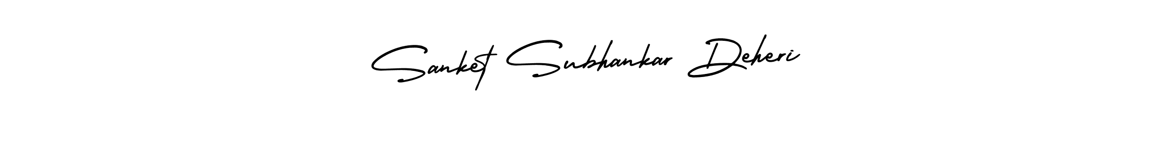 See photos of Sanket Subhankar Deheri official signature by Spectra . Check more albums & portfolios. Read reviews & check more about AmerikaSignatureDemo-Regular font. Sanket Subhankar Deheri signature style 3 images and pictures png