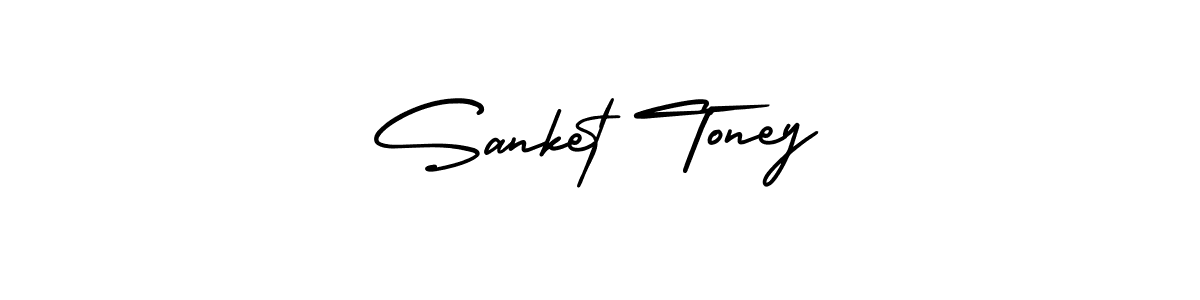 Check out images of Autograph of Sanket Toney name. Actor Sanket Toney Signature Style. AmerikaSignatureDemo-Regular is a professional sign style online. Sanket Toney signature style 3 images and pictures png