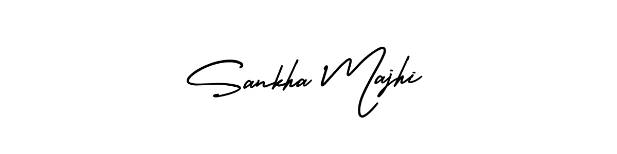 Use a signature maker to create a handwritten signature online. With this signature software, you can design (AmerikaSignatureDemo-Regular) your own signature for name Sankha Majhi. Sankha Majhi signature style 3 images and pictures png